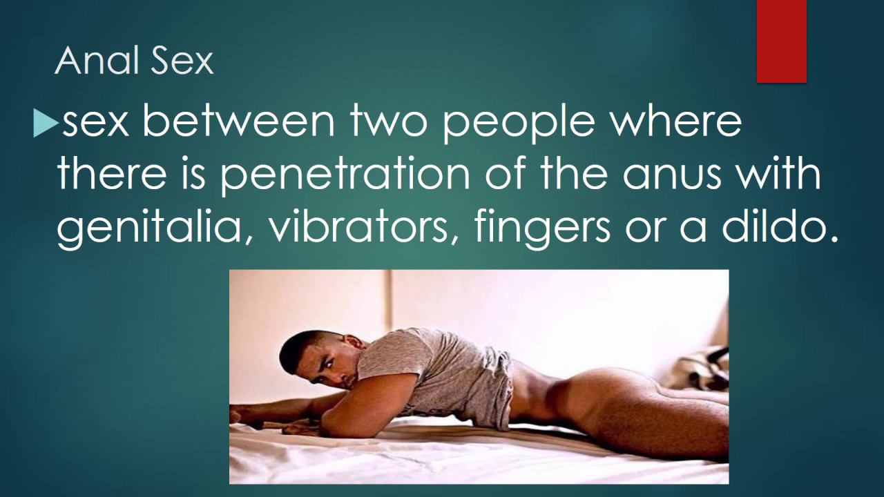 meaning of anal sex