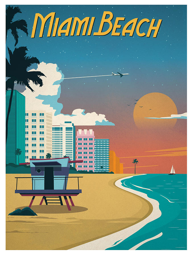 vintage posters of florida