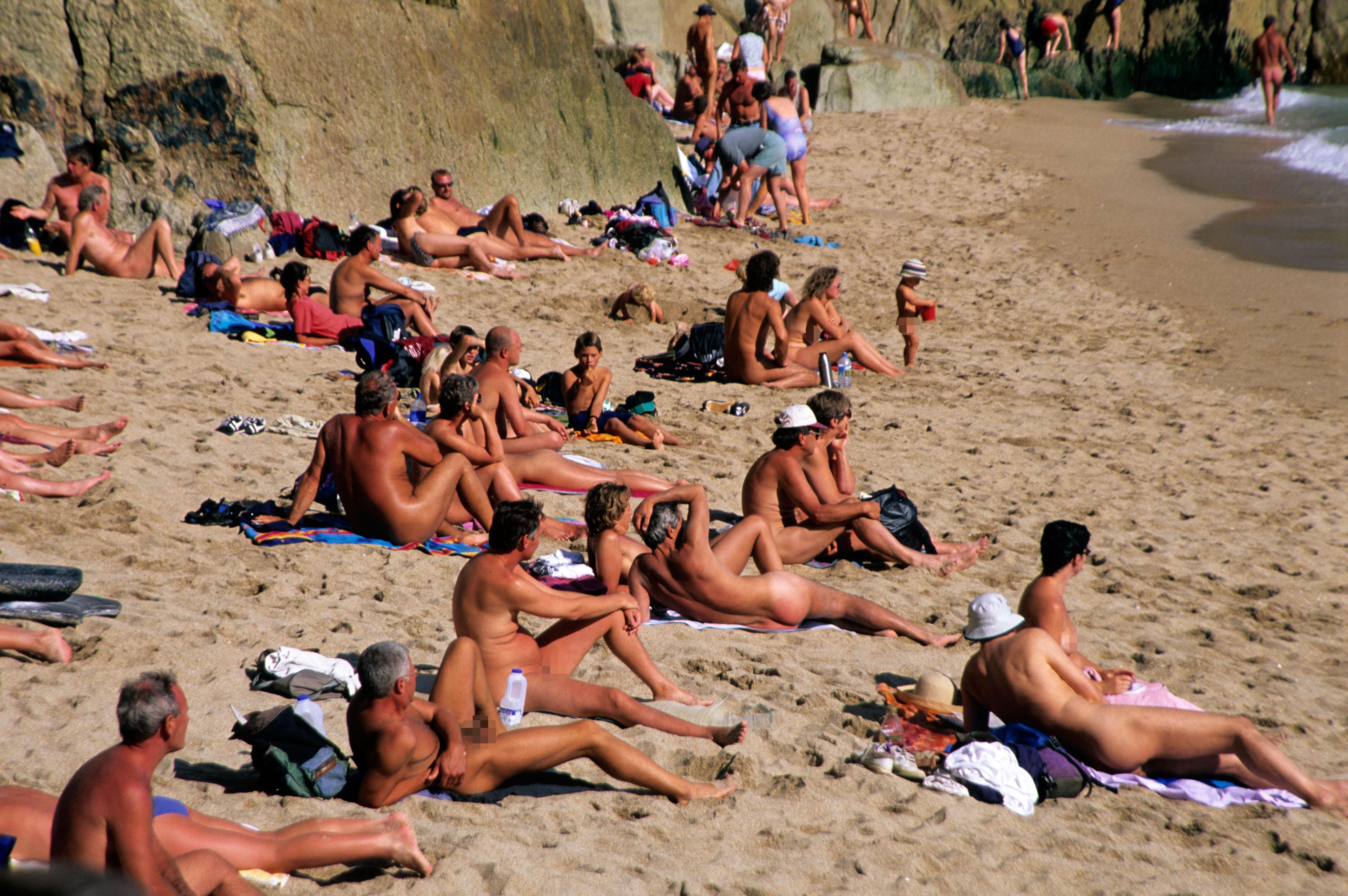 nude beach camp
