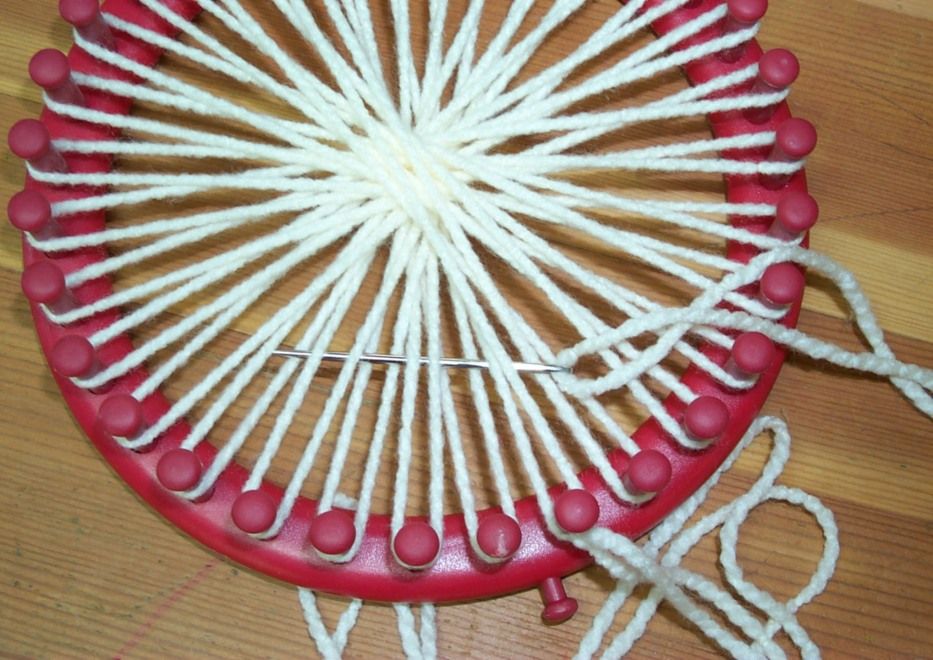 knit bottom loom flat weave