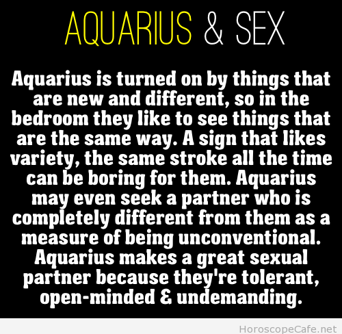 an sex with aquarian