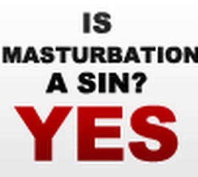 sin if masturbation