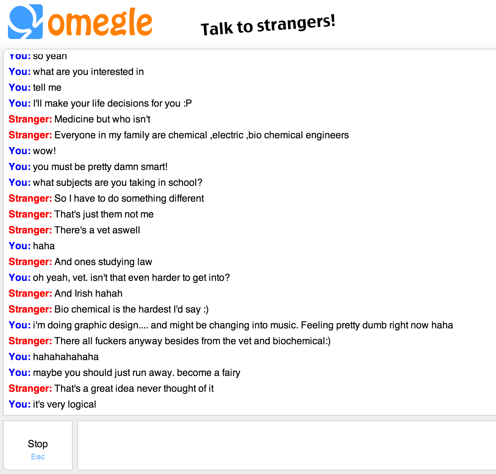 strangers talk horny to