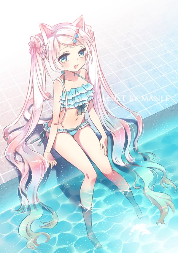 anime girl swimsuit