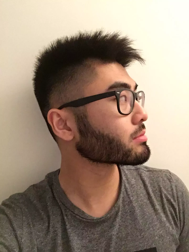 grow facial hair asian