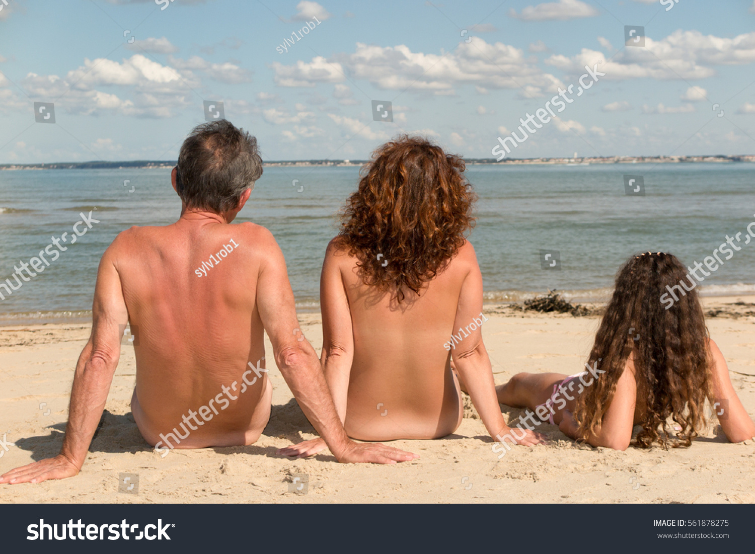 beach naked family nude