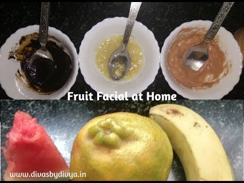 home facial fruit in