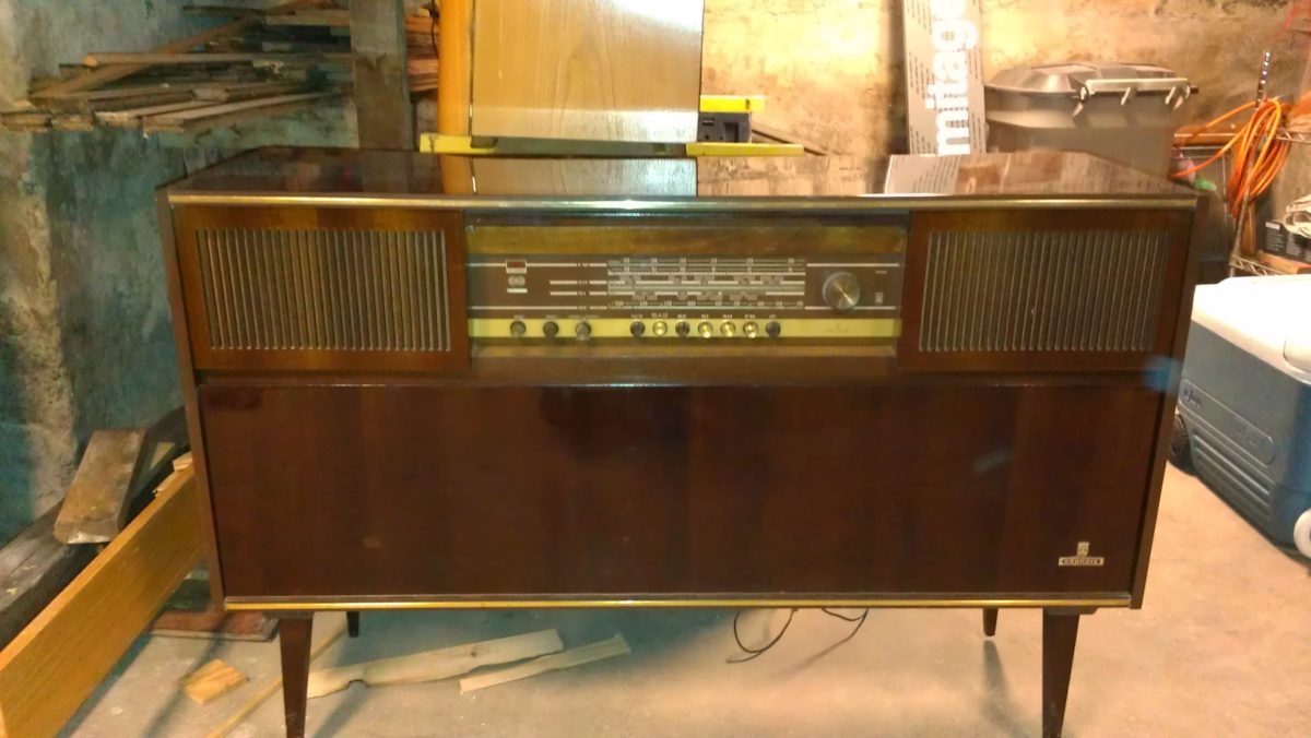 consol stereo vintage grundig