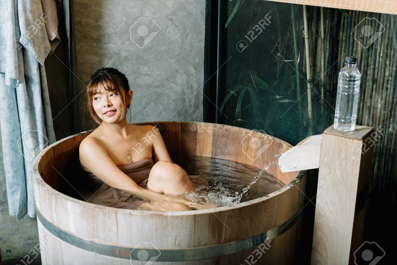 asian the bathtube in
