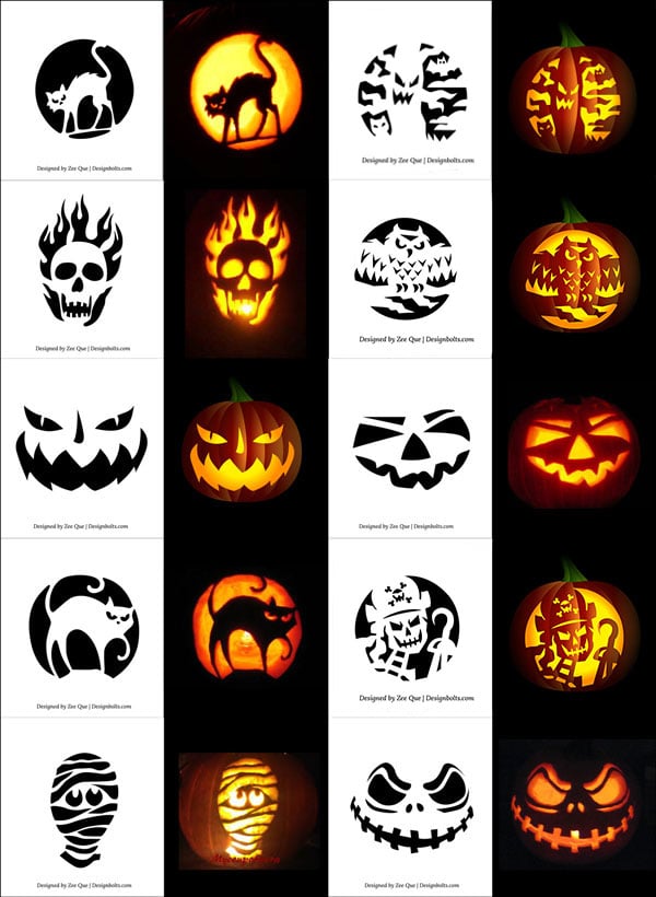 stencils adults for carving free pumpkin