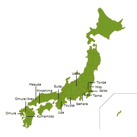 cities of japan